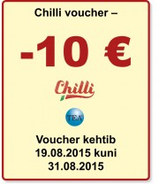000001 - Chilli voucher -10 €