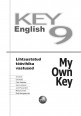 002269 - KEY English 9. My Own Key. Lihtsustatud töövihiku lahendused