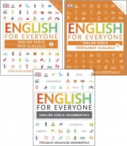 007403KG - ENGLISH FOR EVERYONE<br>Põhjalik kursus iseõppijale<br>Õpik algajale 2<br>Tööraamat algajale 2<br>Grammatika